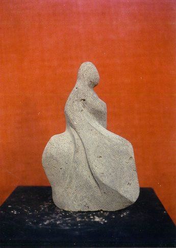 Sculpture titled "Alert" by Dhyaneswar Dausoa, Original Artwork