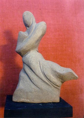 Sculpture titled ""Souffle de Liberté"" by Dhyaneswar Dausoa, Original Artwork