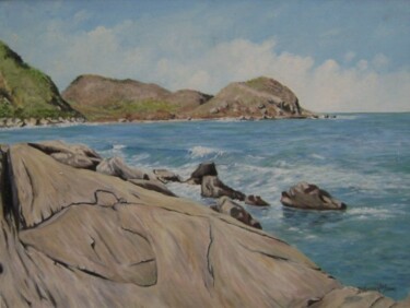 Pintura intitulada "Ilha do Mel" por Di Magalhães, Obras de arte originais