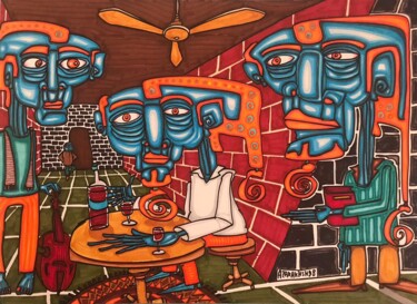 Pintura titulada "“Mural”" por Diako Art, Obra de arte original, Rotulador