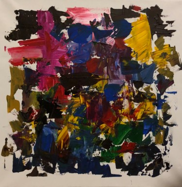 Peinture intitulée "Expression" par Diana Dostiyar, Œuvre d'art originale, Acrylique