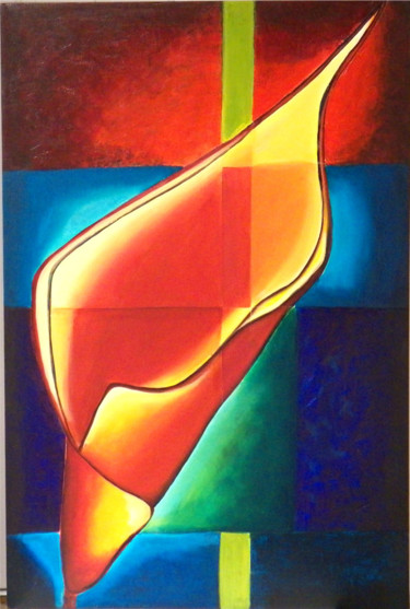 Painting titled "tulip-3.jpg" by Diana Afandi, Original Artwork