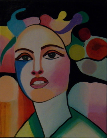 Painting titled "contemporary abstra…" by Diana Afandi, Original Artwork