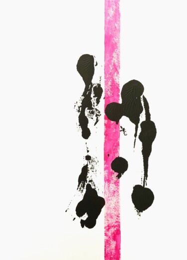 Σχέδιο με τίτλο "Pink III" από Diana Becerra, Αυθεντικά έργα τέχνης, Ακρυλικό