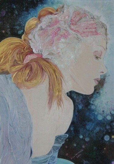 Pittura intitolato "Meditazione" da Diana Carnevale, Opera d'arte originale