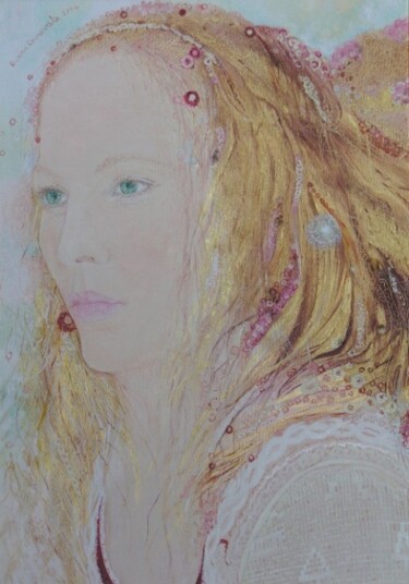Pittura intitolato "Oltre l'infinito" da Diana Carnevale, Opera d'arte originale