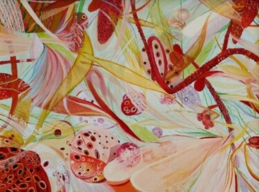 Pittura intitolato "Connessioni" da Diana Carnevale, Opera d'arte originale