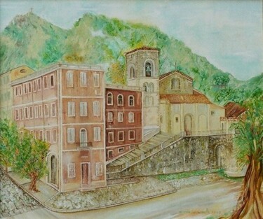 Painting titled "La cattedrale di So…" by Diana Carnevale, Original Artwork