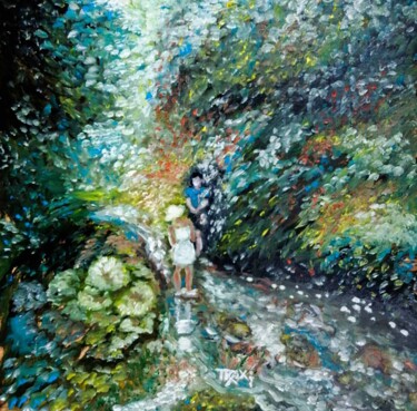 Painting titled "Oil Impressionism P…" by Diana Dimova - Traxi, Original Artwork, Oil