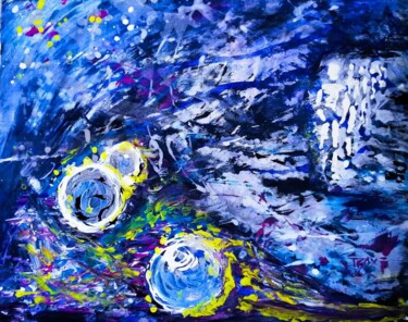 Painting titled "Step into the Futur…" by Diana Dimova - Traxi, Original Artwork, Acrylic