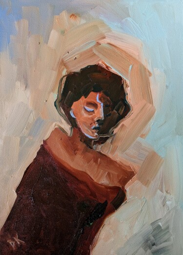 Картина под названием "VIII" - Diana Knepper, Подлинное произведение искусства, Масло