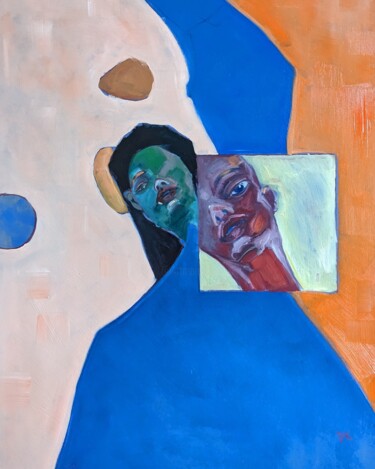 Peinture intitulée "Reflektionen" par Diana Knepper, Œuvre d'art originale, Huile Monté sur Panneau de bois