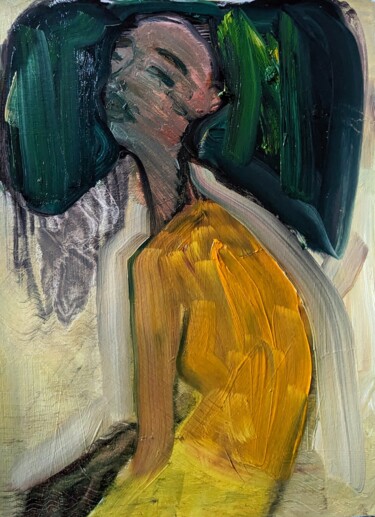 Malerei mit dem Titel "Die launische Emily" von Diana Knepper, Original-Kunstwerk, Öl