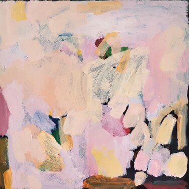 Malerei mit dem Titel "pink boho" von Diana Krinninger, Original-Kunstwerk, Acryl