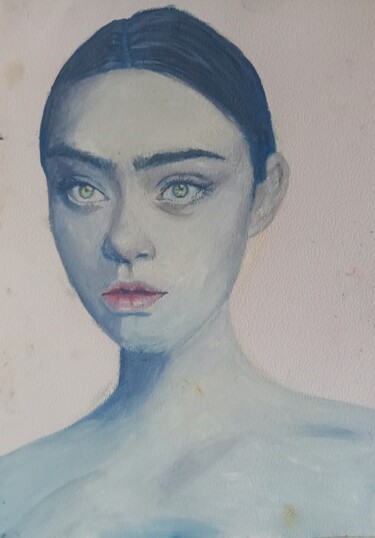 Dessin intitulée "Portrait 2" par Diana Oskolskaya, Œuvre d'art originale, Huile