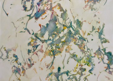 Malerei mit dem Titel "Printemps II" von Diana Roe, Original-Kunstwerk, Acryl