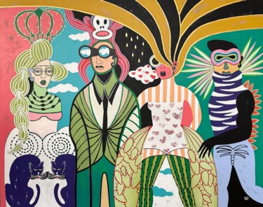 "The marvellous jung…" başlıklı Tablo Diana Rosa tarafından, Orijinal sanat, Akrilik