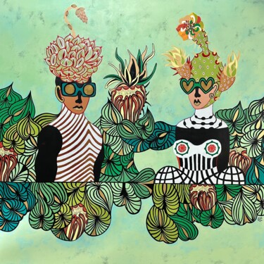 "Magic bloom" başlıklı Tablo Diana Rosa tarafından, Orijinal sanat, Akrilik
