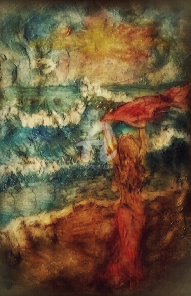 Peinture intitulée "Where the soul is" par Diana Surge, Œuvre d'art originale, Autre