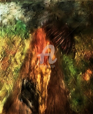 Pittura intitolato "The road" da Diana Surge, Opera d'arte originale, Altro
