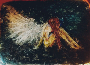 Peinture intitulée "I felt the angels c…" par Diana Surge, Œuvre d'art originale, Autre