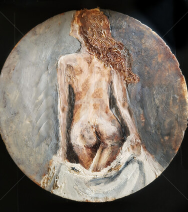 Картина под названием "The Woman" - Diana Surge, Подлинное произведение искусства, Мыло