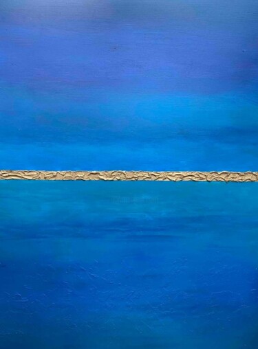 Pintura titulada "Sea silences" por Diana Virgo, Obra de arte original, Acrílico Montado en Bastidor de camilla de madera