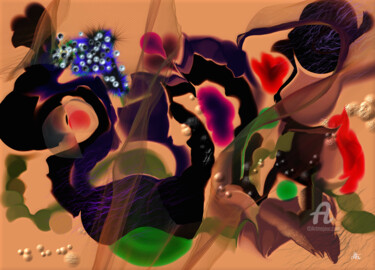 Digital Arts titled "Summer Solstice" by Diana Coatu, Original Artwork, Digital Painting