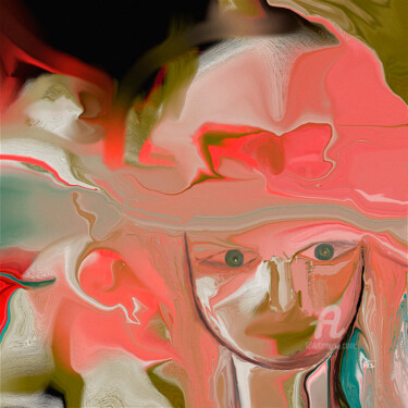 Digital Arts titled "Tears Of Nymph" by Diana Coatu, Original Artwork, Digital Painting