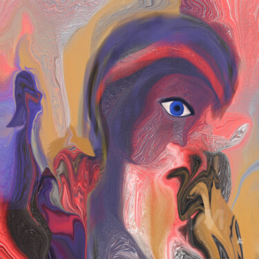 Neptunian #artistsupportpledge Arts numériques intitulée "Neptunian #artists…" par Diana Coatu, Œuvre d'art originale, Peinture numérique