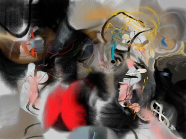 Digital Arts titled "Signal" by Diana Coatu, Original Artwork, Digital Painting