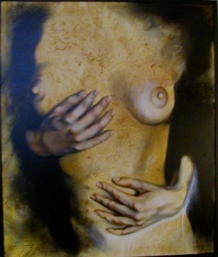 Painting titled "trso.jpg" by Diana Ibarra, Original Artwork