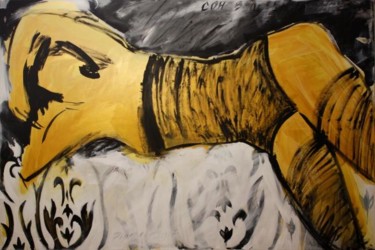 Painting titled "Sleep  100-150 acry…" by Diana Kmit, Original Artwork, Oil