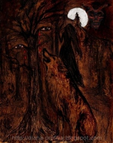 Dibujo titulada "Amarga noche (Ilust…" por Diana Profilio, Obra de arte original, Otro