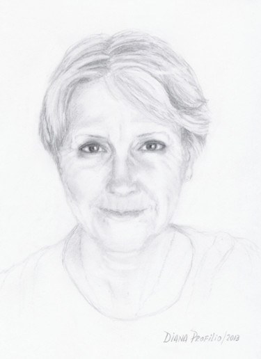 Drawing titled "María Cristina Fale…" by Diana Profilio, Original Artwork, Other