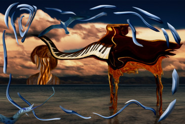 Arts numériques intitulée "Attack of the Mad P…" par Diana Ringo, Œuvre d'art originale, Photo montage