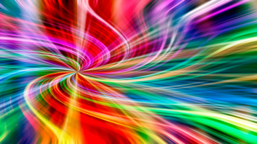 Digital Arts titled "Color Waves" by Diana Ringo, Original Artwork, 2D Digital Work