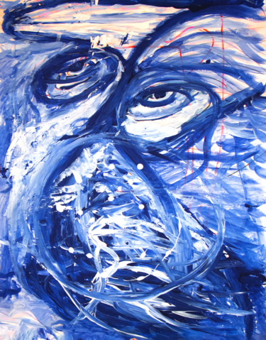 Pittura intitolato "The Eyes" da Diana Ringo, Opera d'arte originale, Gouache