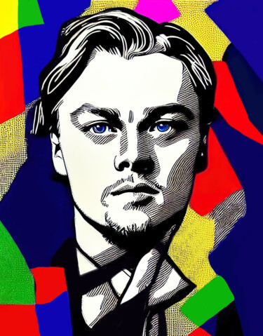 Peinture intitulée "Leonardo DiCaprio P…" par Diana Ringo, Œuvre d'art originale, Huile