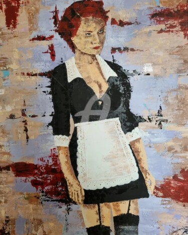 Malerei mit dem Titel "MOIRA YOUNG - AMRIC…" von Dianaskova Art, Original-Kunstwerk, Acryl