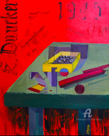 Peinture intitulée "L'expérience de la…" par Diane Breton, Œuvre d'art originale, Acrylique Monté sur Châssis en bois
