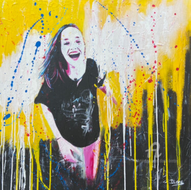 Pintura titulada "Libre" por Diane Breton, Obra de arte original, Acrílico