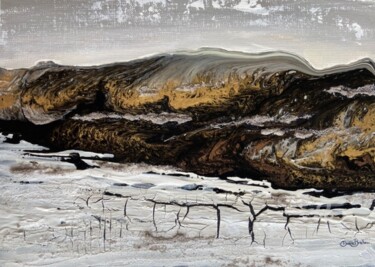 Pintura titulada "Petit reflet" por Diane Breton, Obra de arte original, Acrílico Montado en Bastidor de camilla de madera