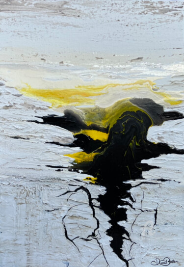 Pintura titulada "la faille" por Diane Breton, Obra de arte original, Acrílico Montado en Bastidor de camilla de madera