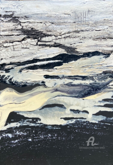 "Bretagne en hiver" başlıklı Tablo Diane Breton tarafından, Orijinal sanat, Akrilik Ahşap Sedye çerçevesi üzerine monte edil…