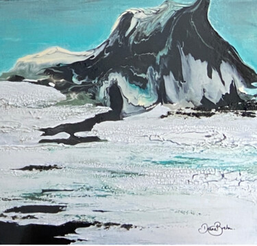Картина под названием "La Caverne" - Diane Breton, Подлинное произведение искусства, Акрил Установлен на Деревянная рама для…