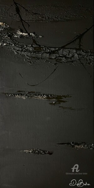 Картина под названием "Une fraction de sec…" - Diane Breton, Подлинное произведение искусства, Акрил Установлен на Деревянна…