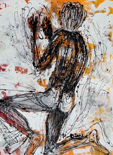 Pintura intitulada "Even" por Diane Breton, Obras de arte originais, Acrílico