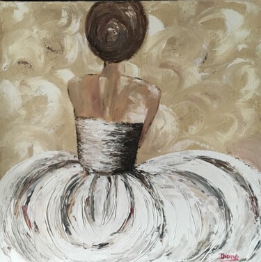 Peinture intitulée "La danseuse" par Diane Breton, Œuvre d'art originale, Acrylique