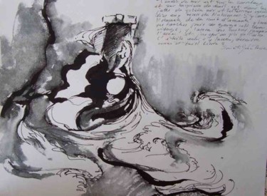 Pintura intitulada "Hommage à Saint-Joh…" por Diane Medus, Obras de arte originais, Óleo